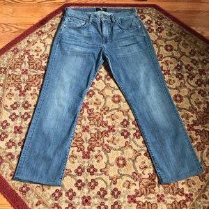 7 For All Mankind Blue Straight Leg Jeans